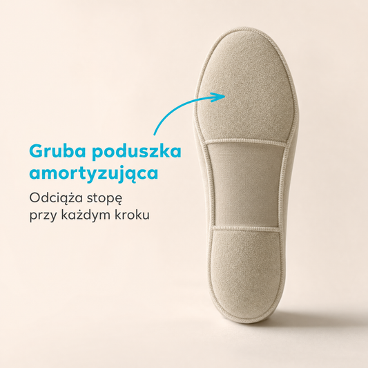 Skarpetki amortyzujące na ból stóp